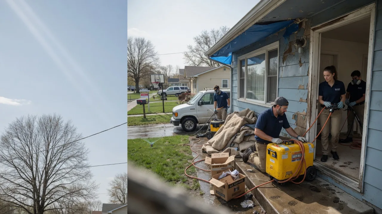 Basement Flood Cleanup in Melrose, MN near me